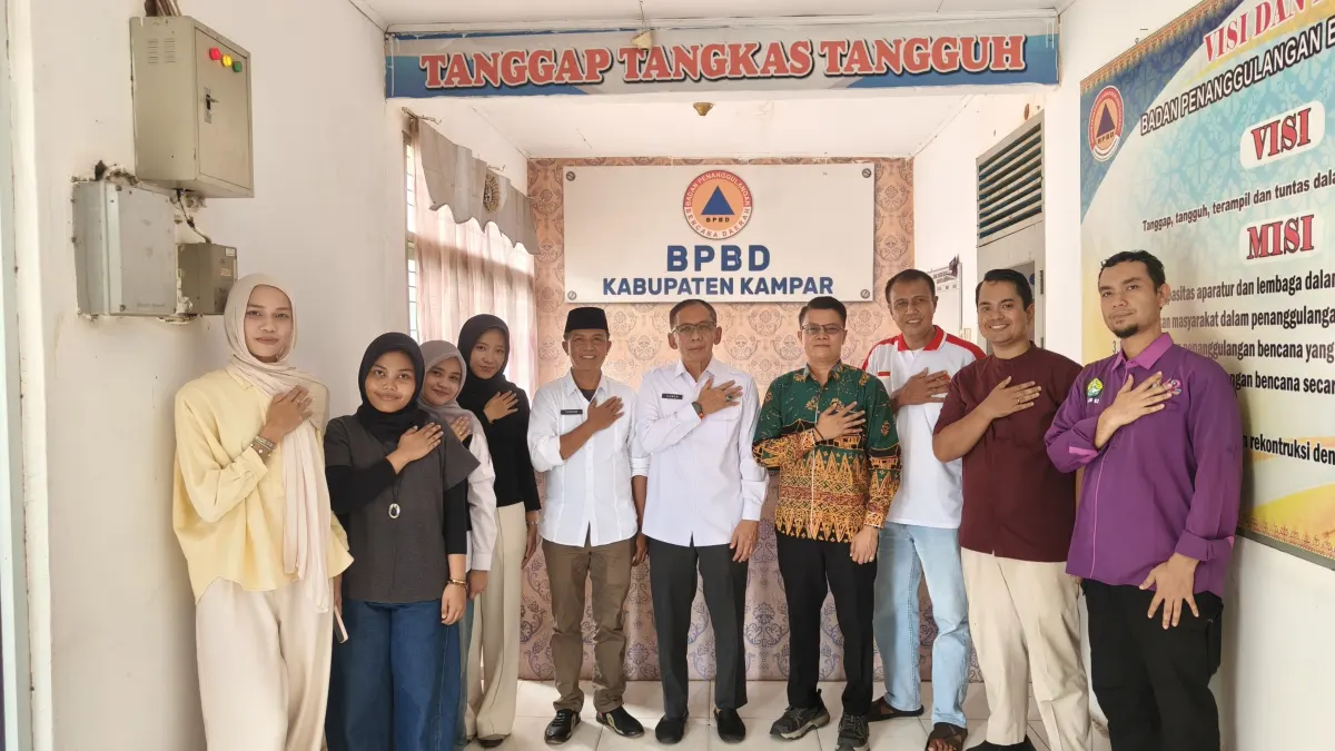 Tim Peneliti UNRI dan BPBD Kampar